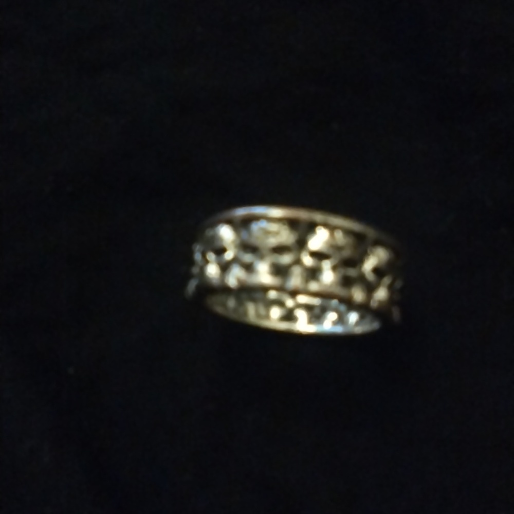 Men's stainless steel skull ring size 11